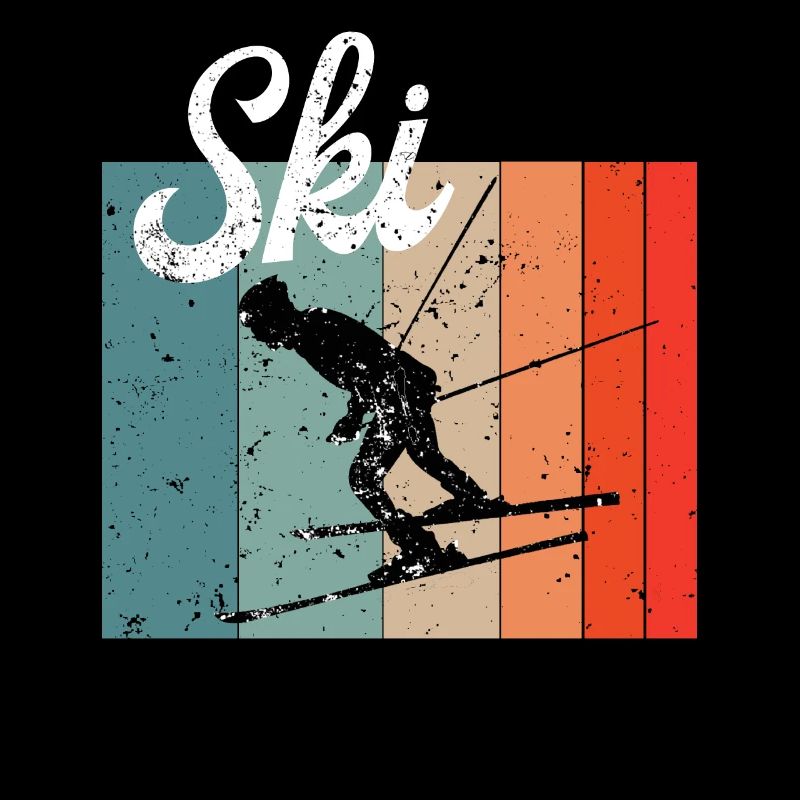 Ski skiing skier funny saying gift