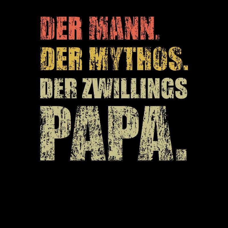 Der Mann der Mythos der Zwillingspapa Geschenk