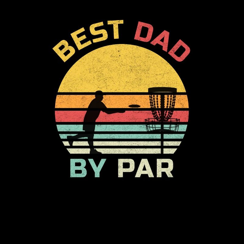 Conception de papa de disque de golf pour un père de disque de golf