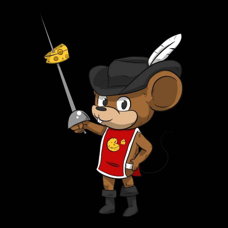 Mousquetaire souris avec épée
