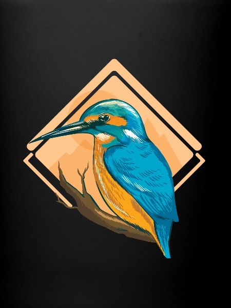 Oiseau bleu Kingfisher