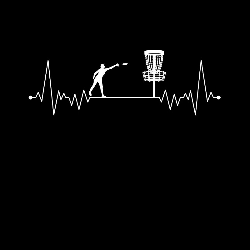 Discgolf Herzschlag Disk Golf Spieler