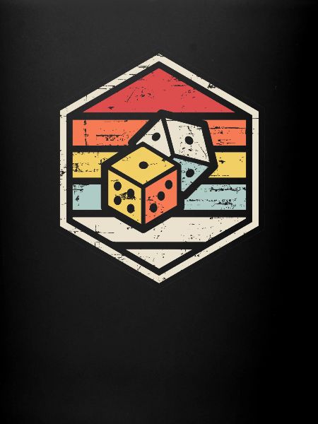 Retro Badge Dice