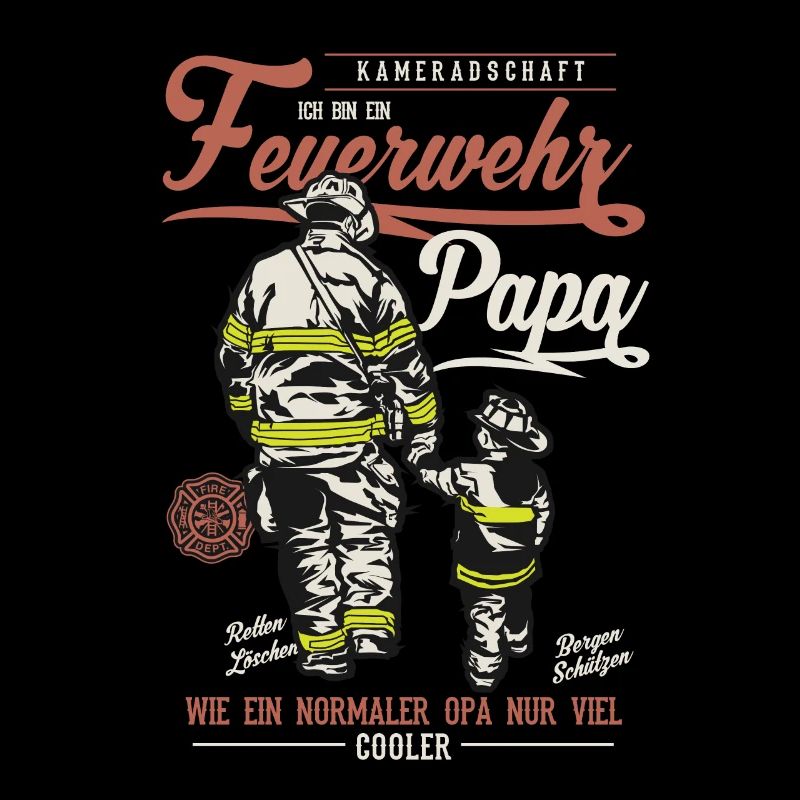 Firefighter dad saying firefighter gift