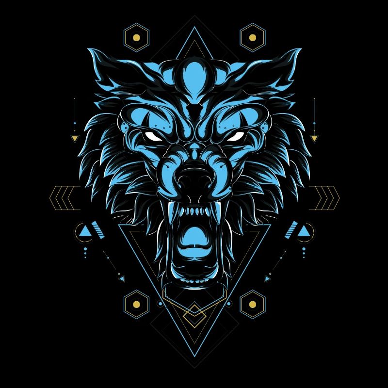 wolf techno animal attack shaman spiritual dream