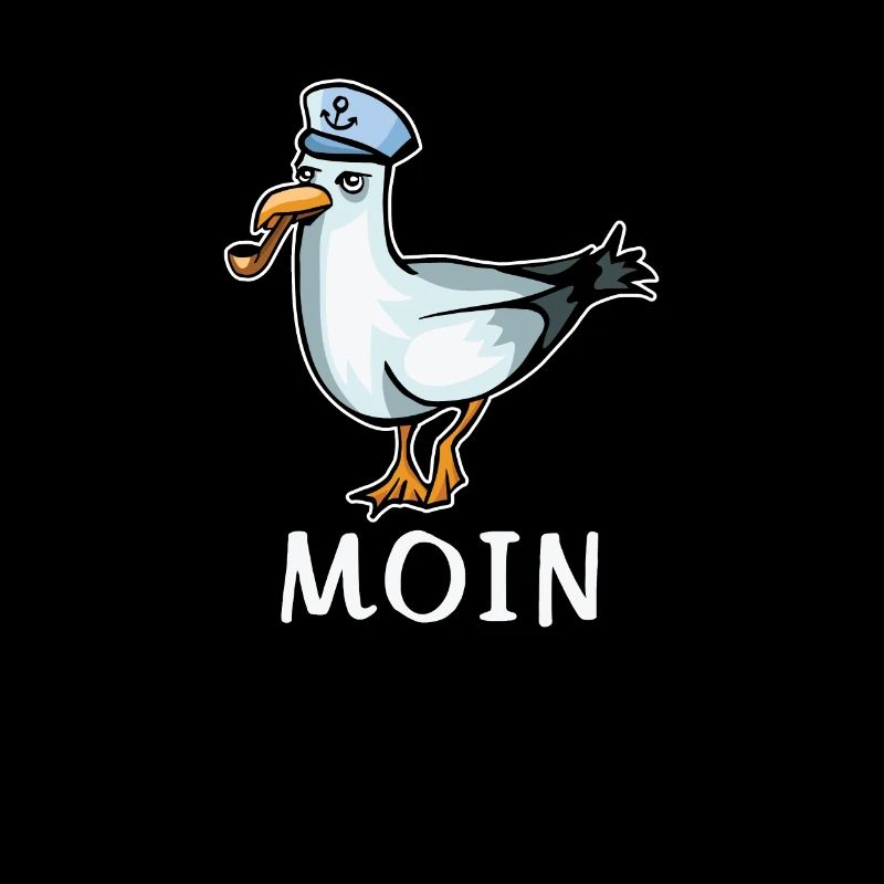 Cooles Moin Nordsee Plattdeutsch Geschenk