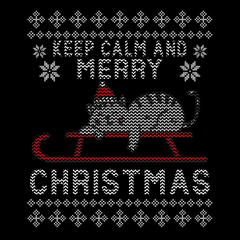 vilain chat de noël