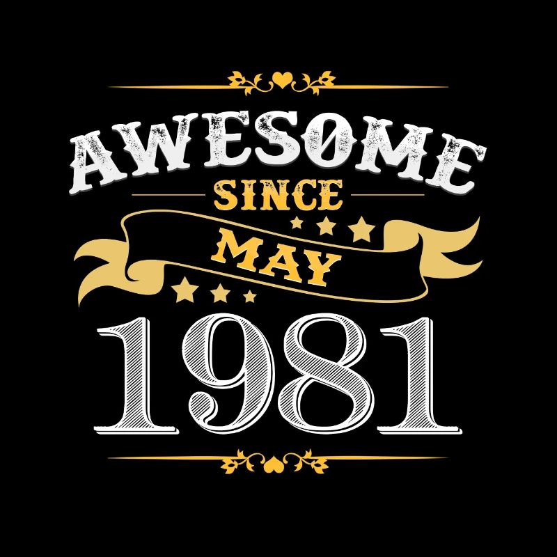 Birthday in May 1981