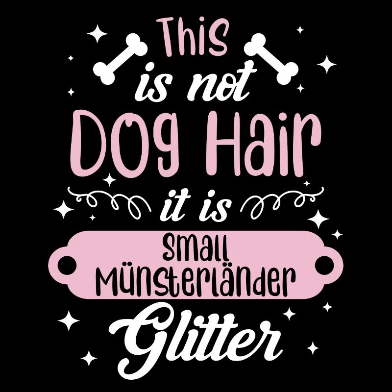 Small Münsterländer glitter