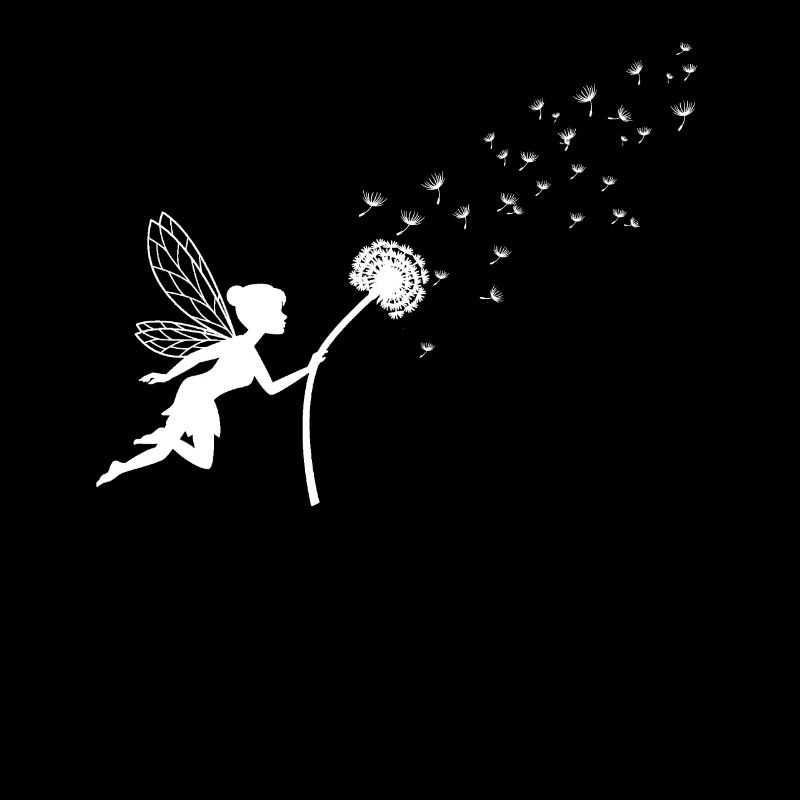 Conception de papillon Conception de pissenlit avec énonciation