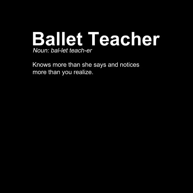 Professeur de ballet Instructeur de danse Ballerine