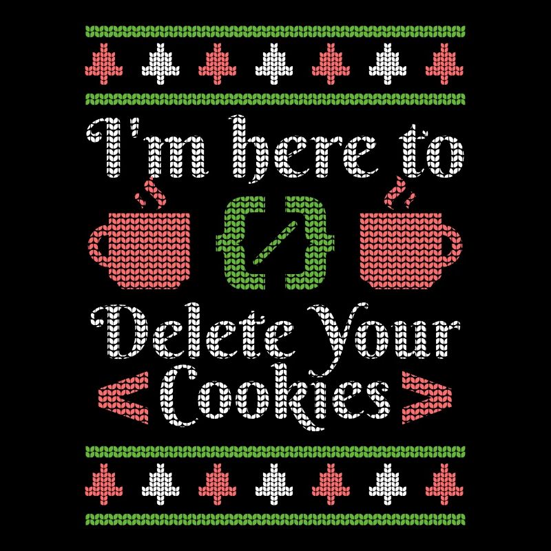 Ugly Christmas Informatic Cookies Programmer