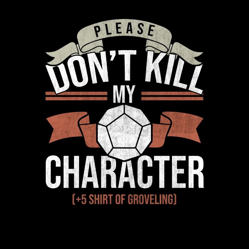 Ne tuez pas mon personnage cadeau de jeu de table drôle