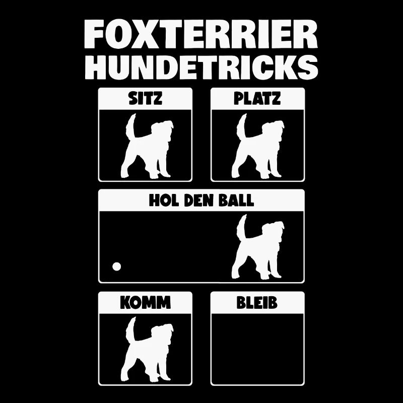 Foxterrier Hundetricks Drahthaar-Foxterrier