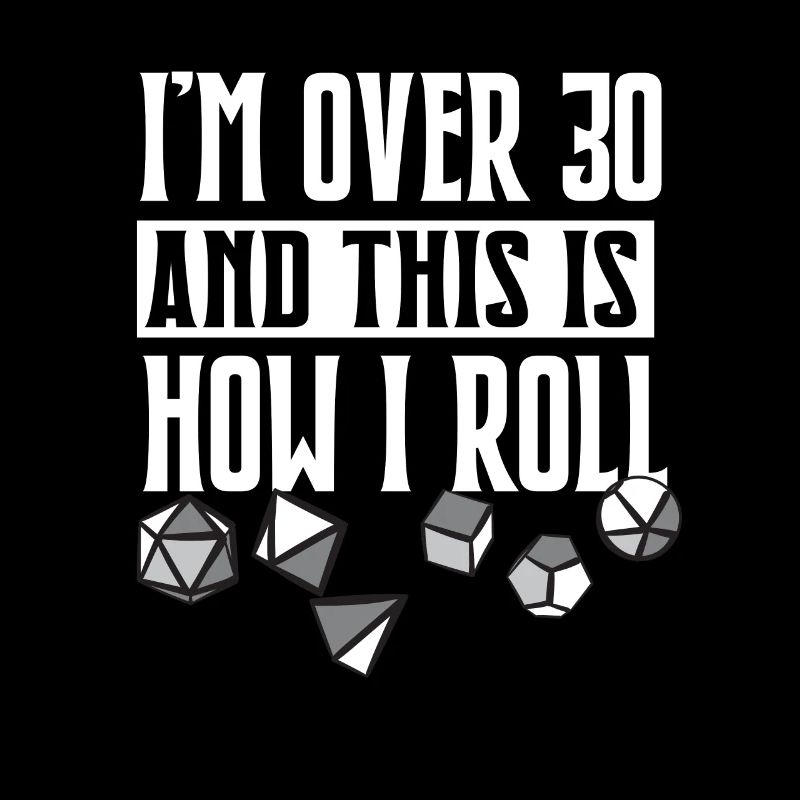 Over 30 How I Roll Tabletop Gaming RPG Funny Role