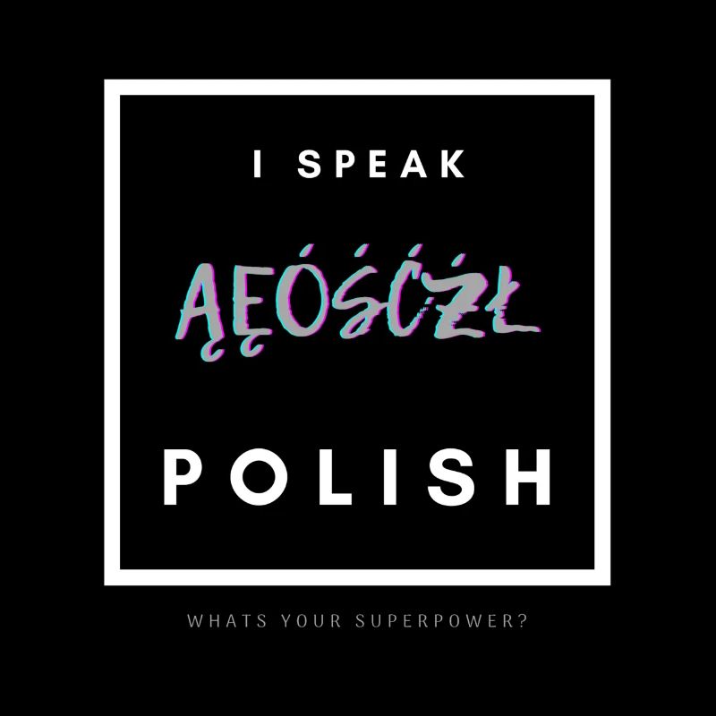 I speak polish