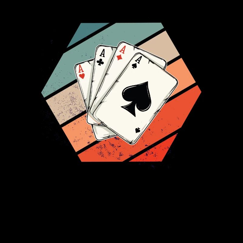 Karten Spielkarten Retro