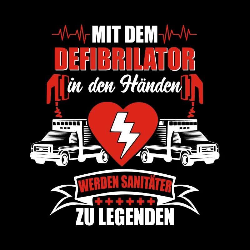 MIT DEM DEFIBRILLATOR IN DEN HÄNDEN