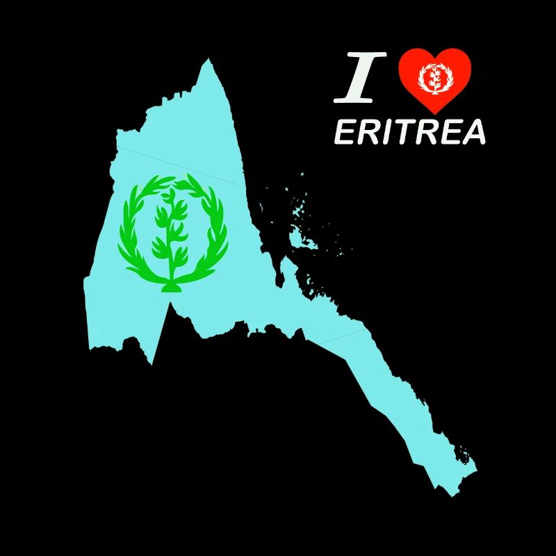 Carte drapeau érythréen