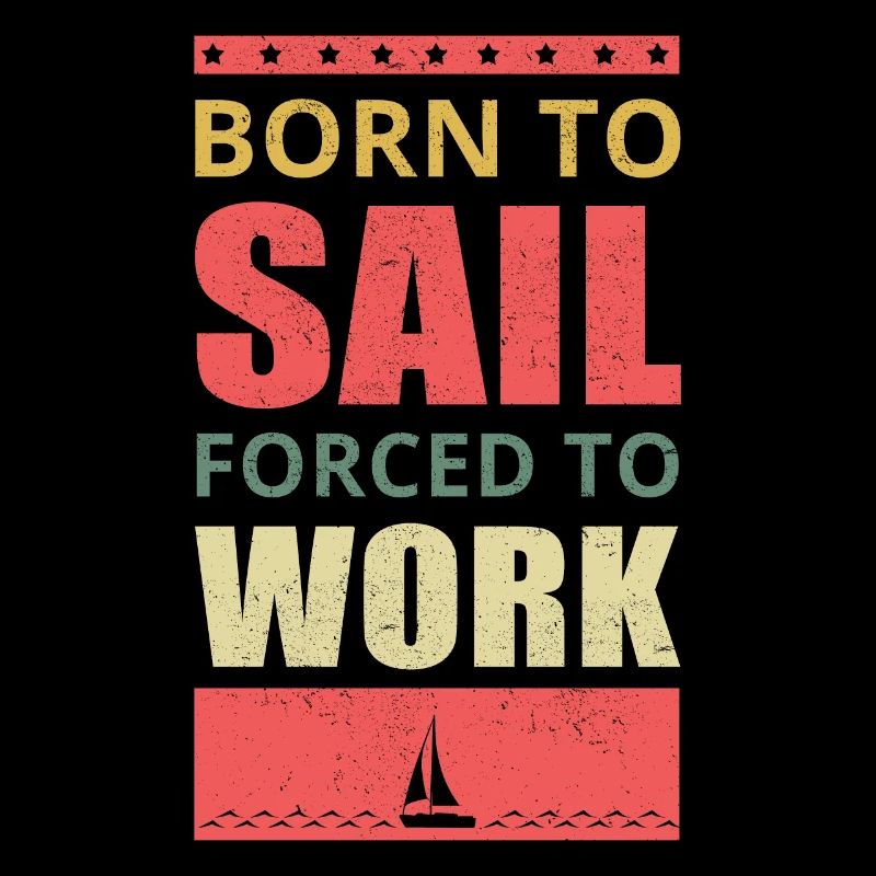 Sailing skipper sailor sailboat gift boat