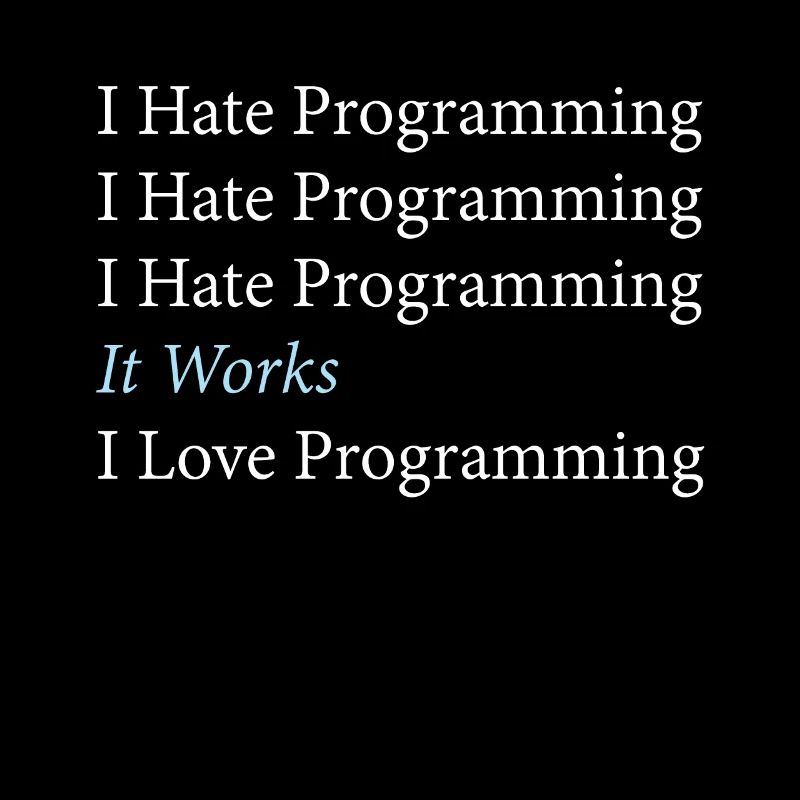 I Hate Programming Programmierer Coding