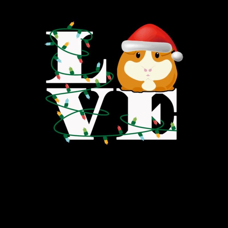 Cochon d'Inde aime Noël