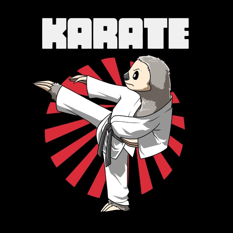 Funny Sloth Karate Gift