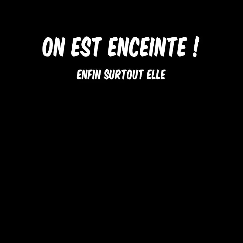 Annonce grossesse originale - On est enceinte