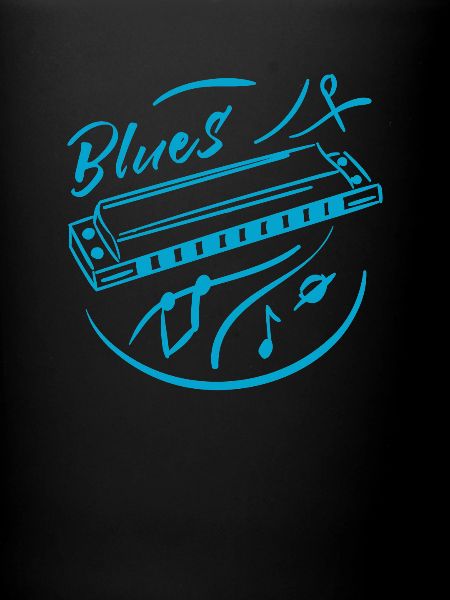 Blues music harmonica