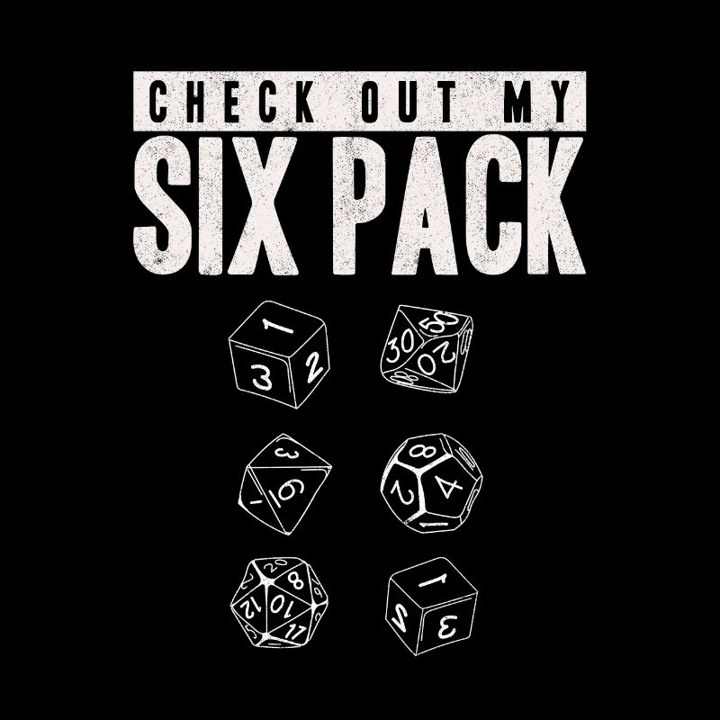 Découvrez My Sixpack D20 Dice TTRPG RPG Table