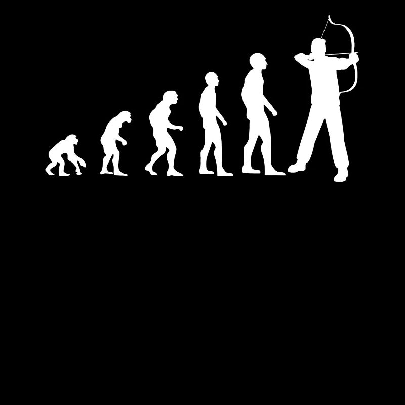 Bogenschießen Evolution Bogenschütze Geschenk