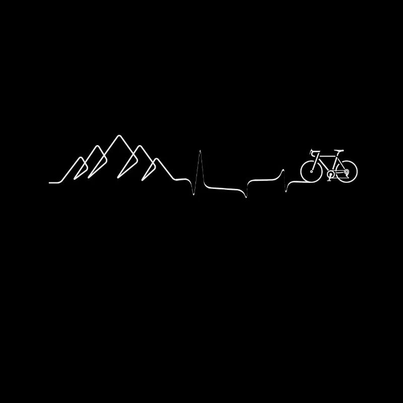 Allée rigide sur VTT avec cyclistes