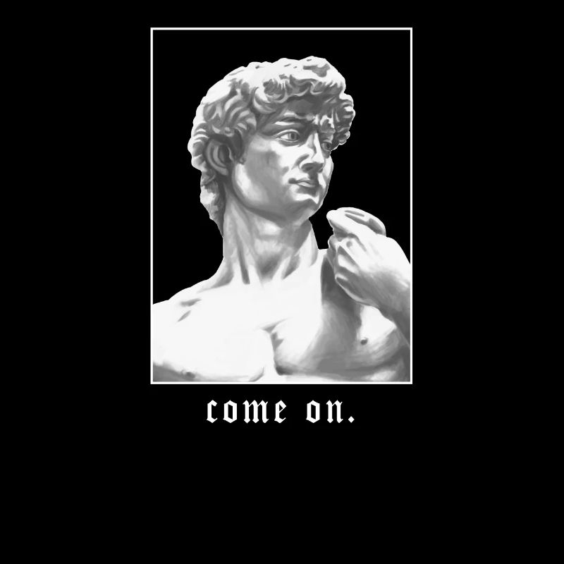 Michelangelo mutiger David moderne Kunst Geschenk