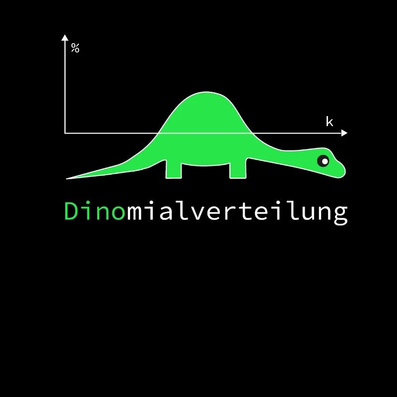 Distribution Dinomial Idée cadeau drôle de maths nerd