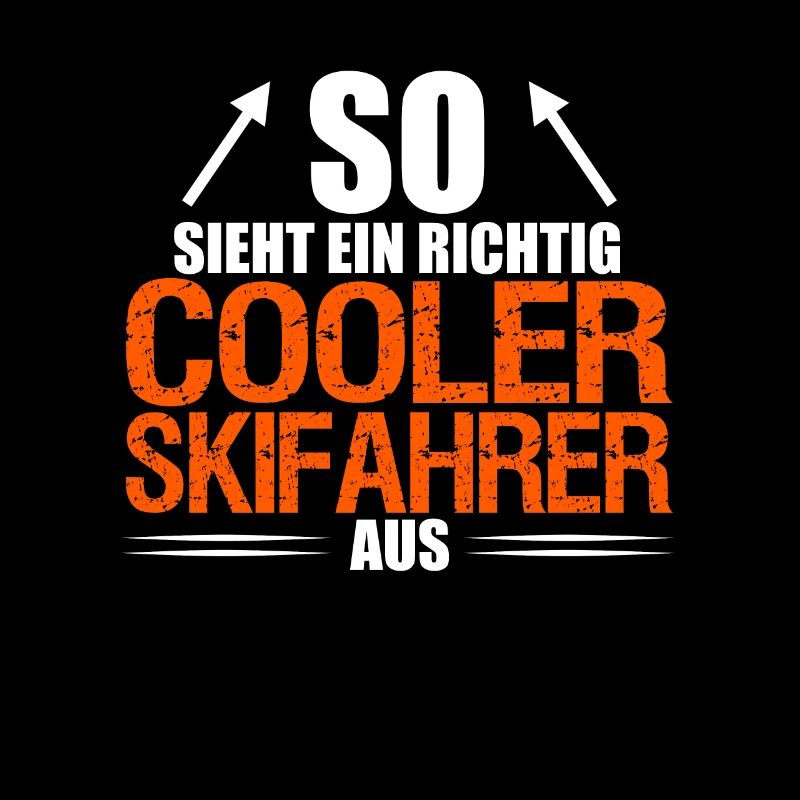 Cool skier ski instructor