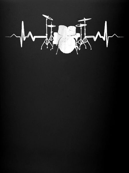 Drummer Drumming Heartbeat Drums