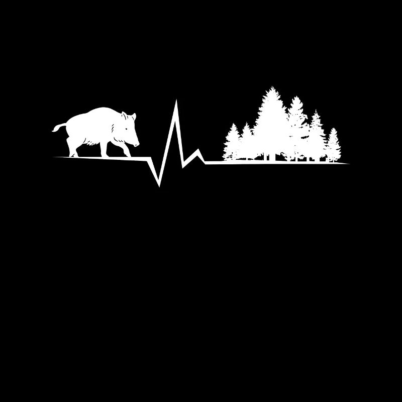 Wild boar hunt hunter forest heartbeat