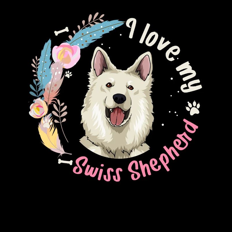 Gift idea White Swiss Shepherd Dog