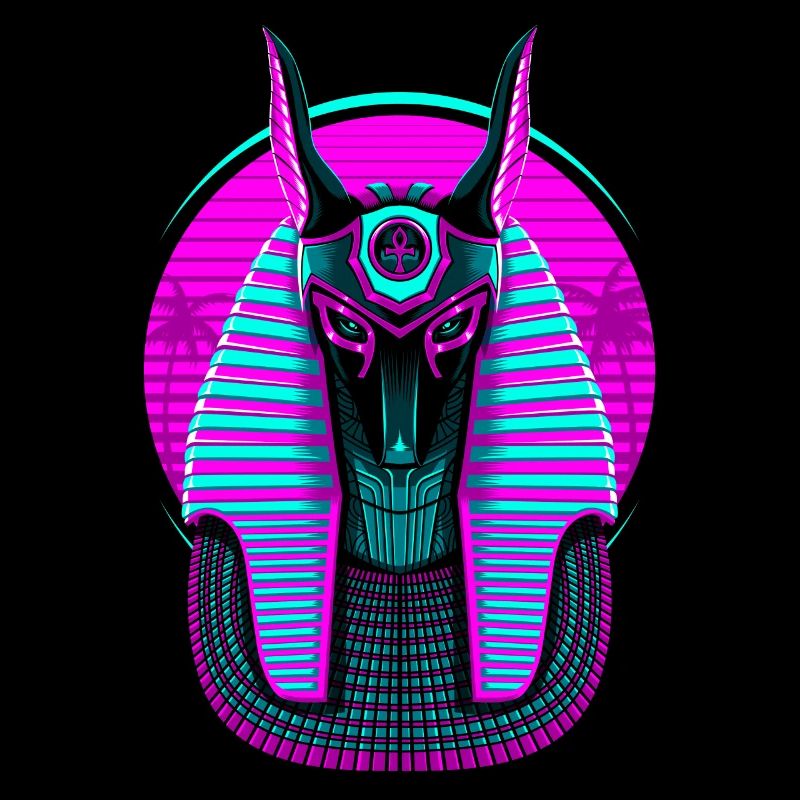 Pharaon égyptien rétro