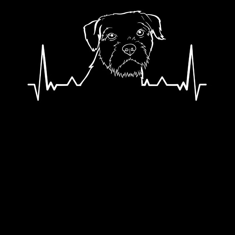 Border Terrier EKG Geschenk