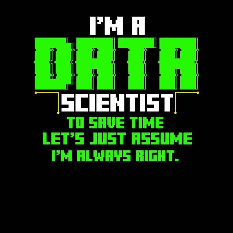 Data Scientist Engineer Nerd Analyst Geschenk