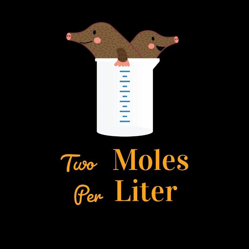 Two Moles Per Liter Chemistry Funny