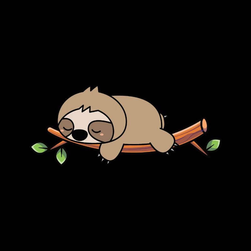 sleeping sloth