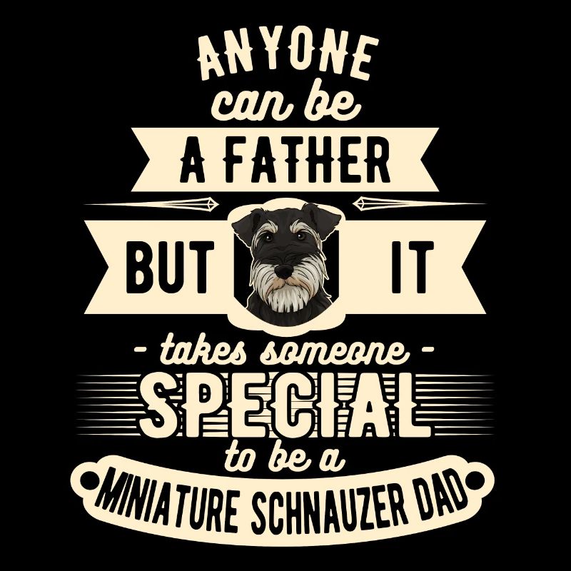 Papa Schnauzer miniature drĂ´le