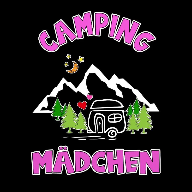 Camping Mädchen