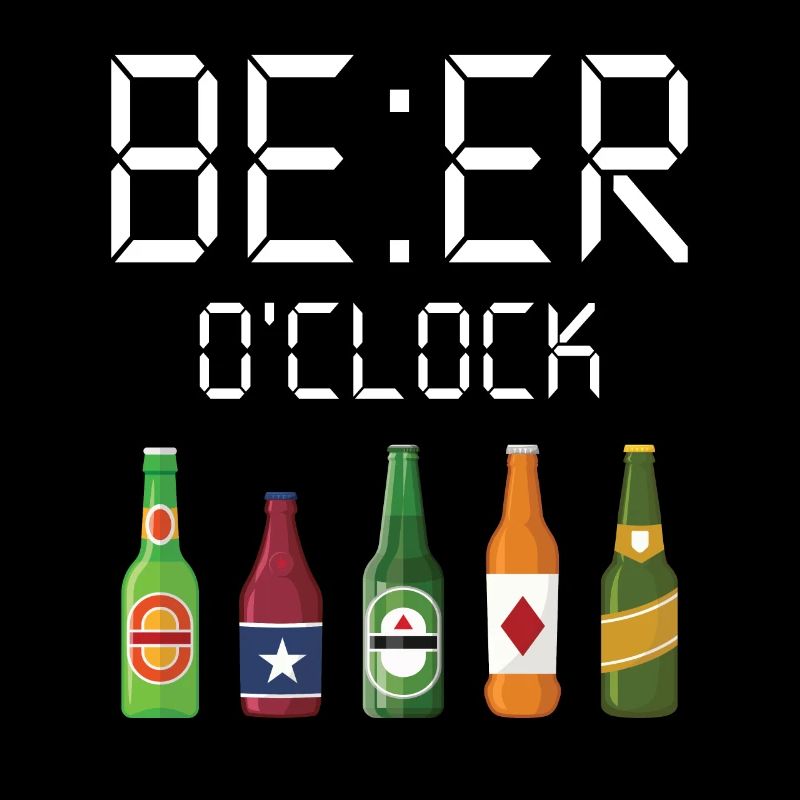 Beer o'clock beer drinker beer clock