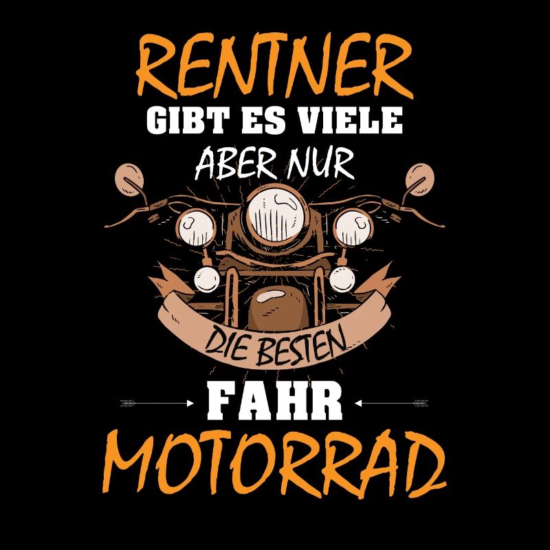 Motorrad Rentner Geschenk