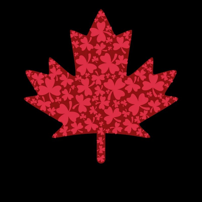 Feuille d'érable - motif Shamrocks