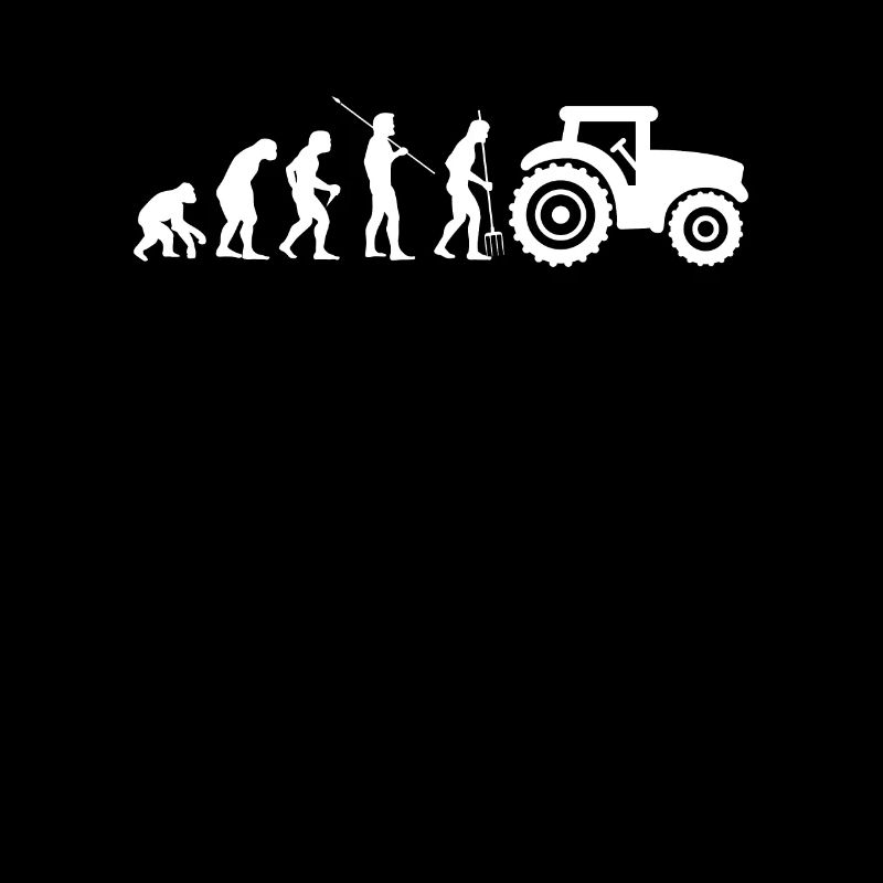 Evolution Traktor Bauer Landwirt Geschenk Shirt