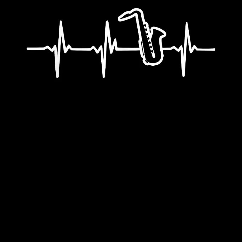 Saxophone Heartbeat Saxophone Player